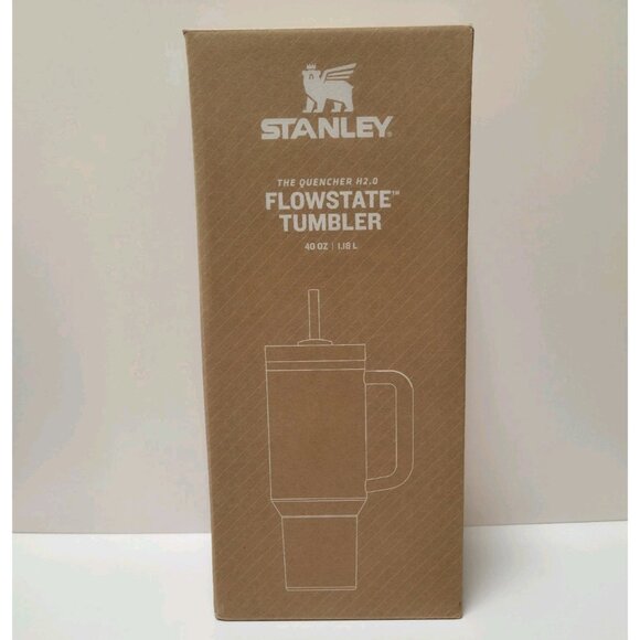 Stanley The Quencher H2.0 FlowState Tumbler 40 oz Shale New Open Box - Picture 9 of 13